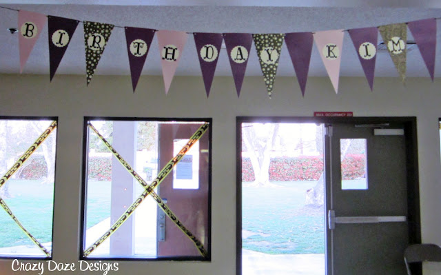 50th birthday paper pennant