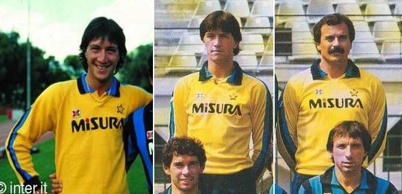 Football Teams Shirt And Kits Fan Retro Inter Milan Keeper Kits 1983 85