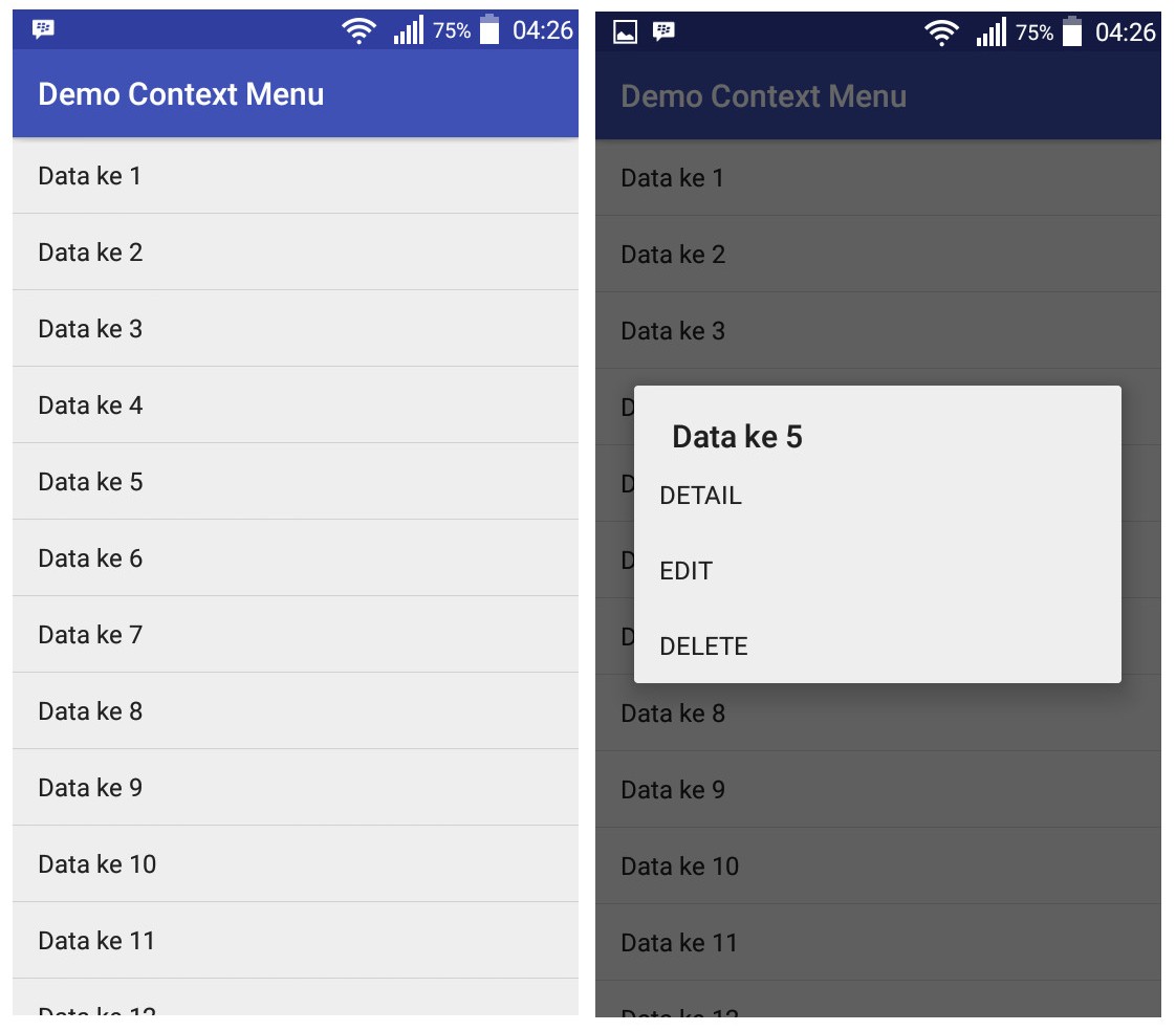 Fungsi Layout Pada Android | menerapkan context menu di listview pada android Fungsi Layout Pada Android | menerapkan context menu di listview pada android
