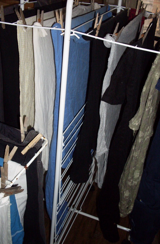 Just Like My Nan Made Drying washing on rainy days