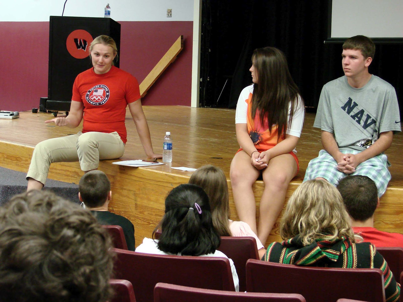 The Weekly Sentinel: Olympian Speaks to Freshmen at Wells High School Orientation The Weekly Sentinel: Olympian Speaks to Freshmen at Wells High School Orientation