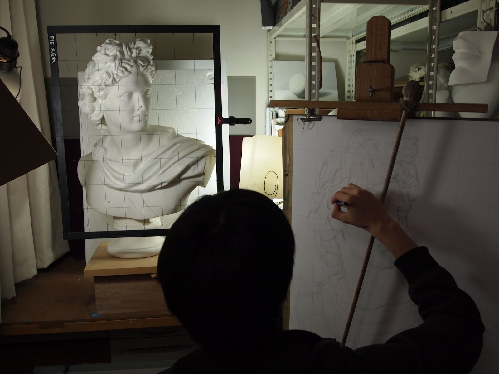 Atelier LA PORTE Blog: アポロ像を描く