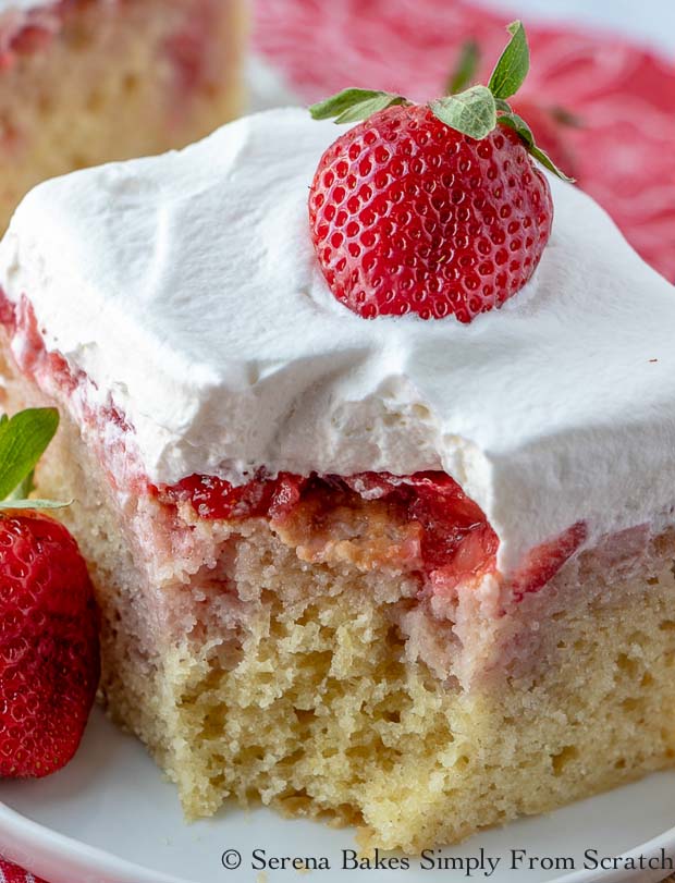 Strawberry Shortcake Poke Cake Serena Bakes Simply From Scratch