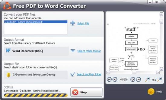 SmartSoft Free PDF to Word Converter SmartSoft Free PDF to Word Converter