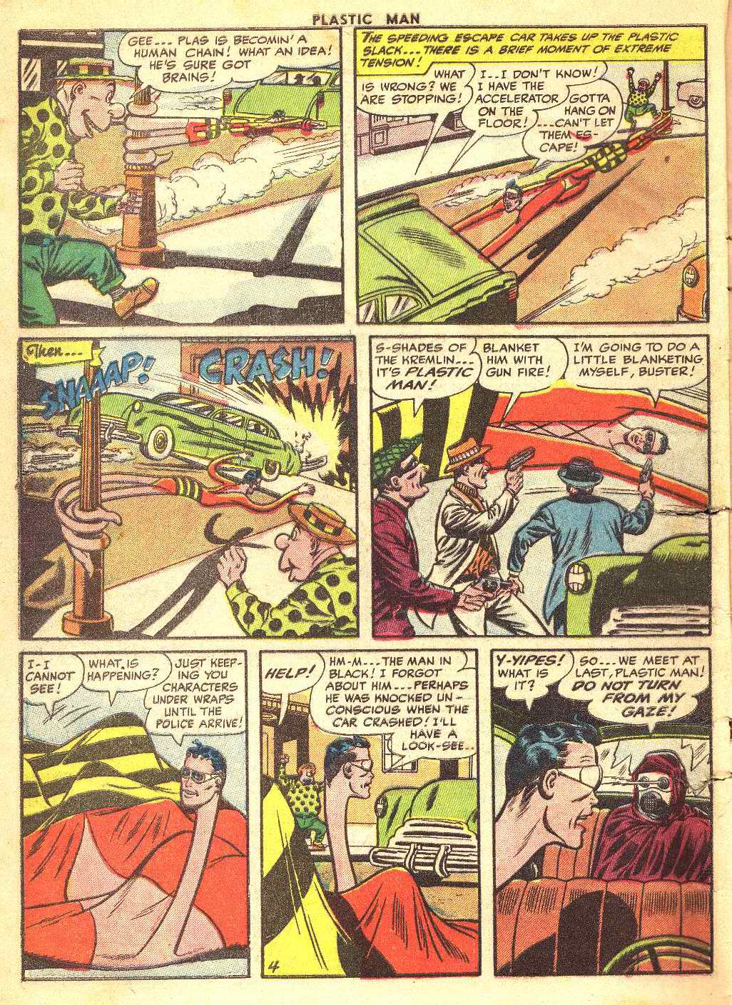 Read online Plastic Man (1943) comic -  Issue #51 - 6