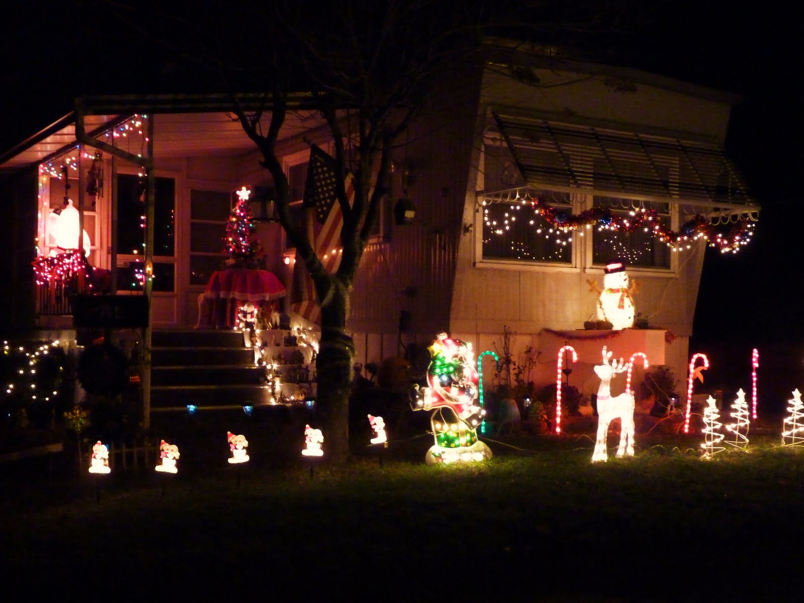 Back Road Journal: Christmas lights everywhere...