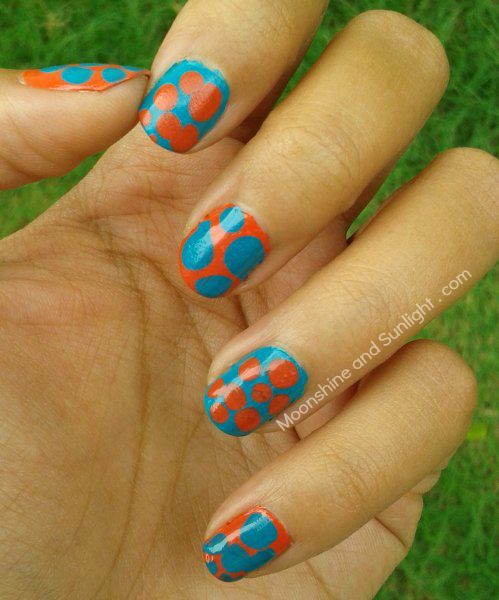 My First attempt at Blobbicure nail art || The Flintstone's Nail Art 