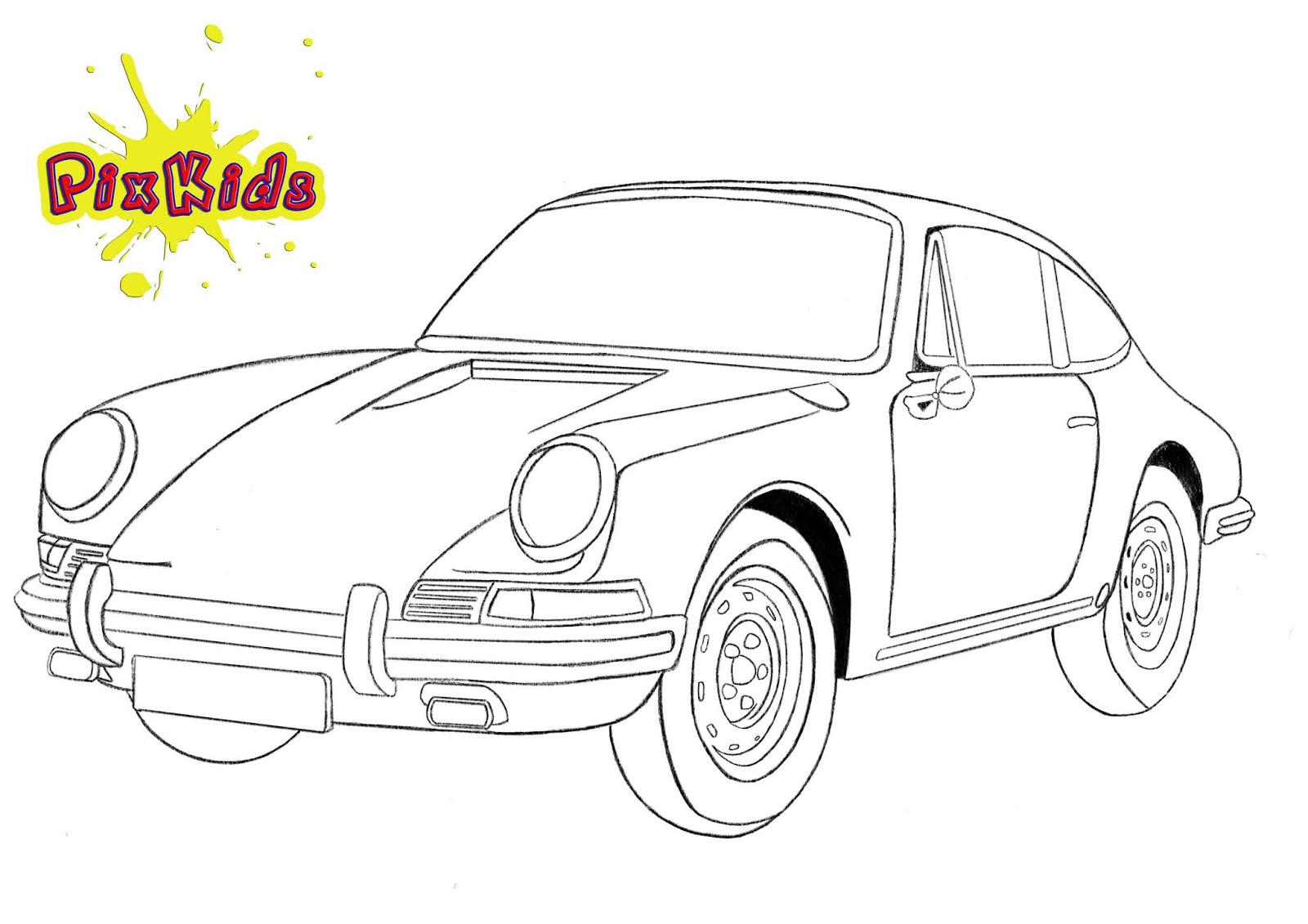 ausmalbilder porsche