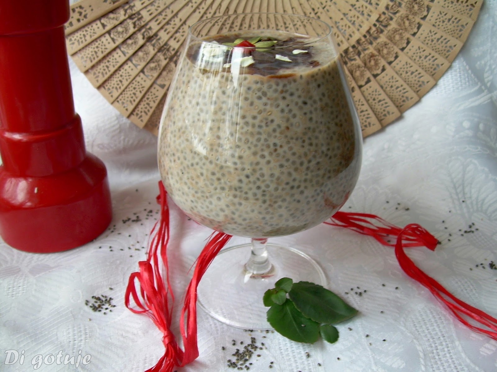 Pudding z nasion chia (z nutą czekolady) Di bloguje