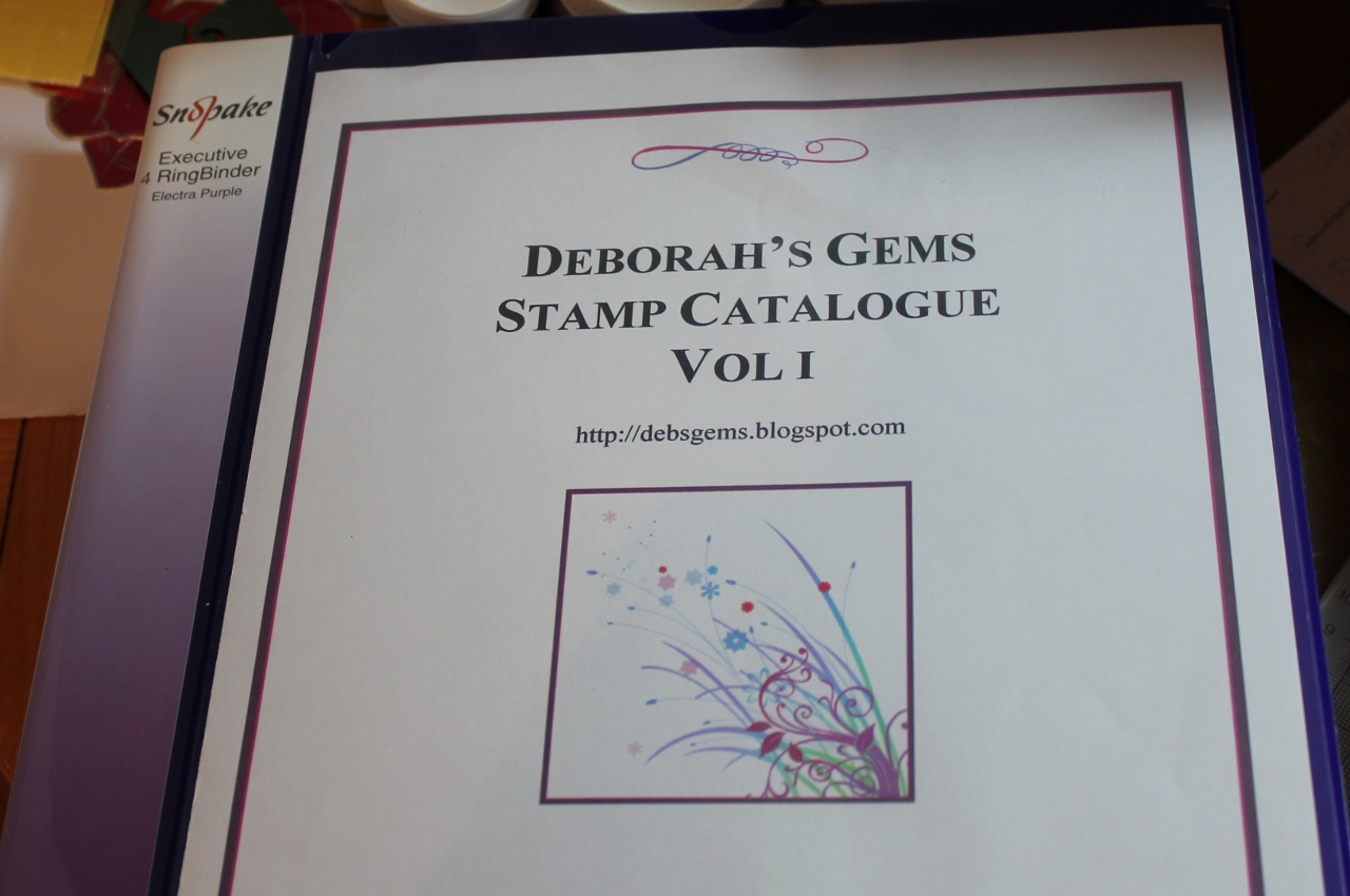 Deborah's Gems Stamp catalogue.