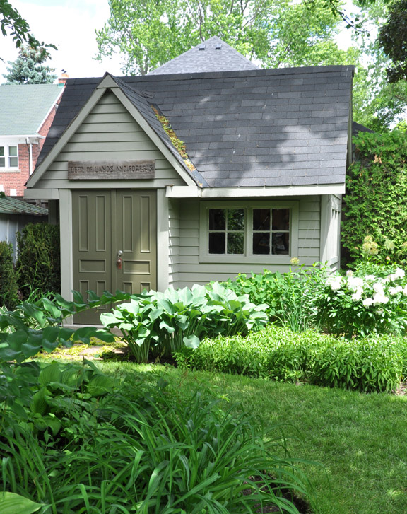 Three Dogs in a Garden Garden Sheds Everything from Classic to Pretty