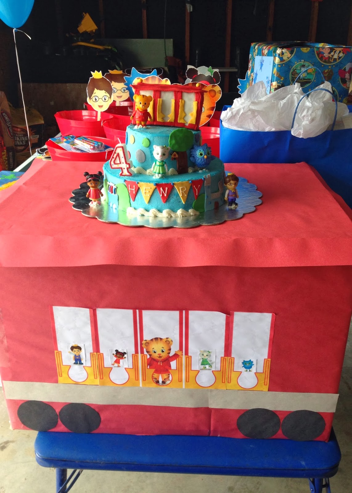 Daniel Tiger Birthday Cake