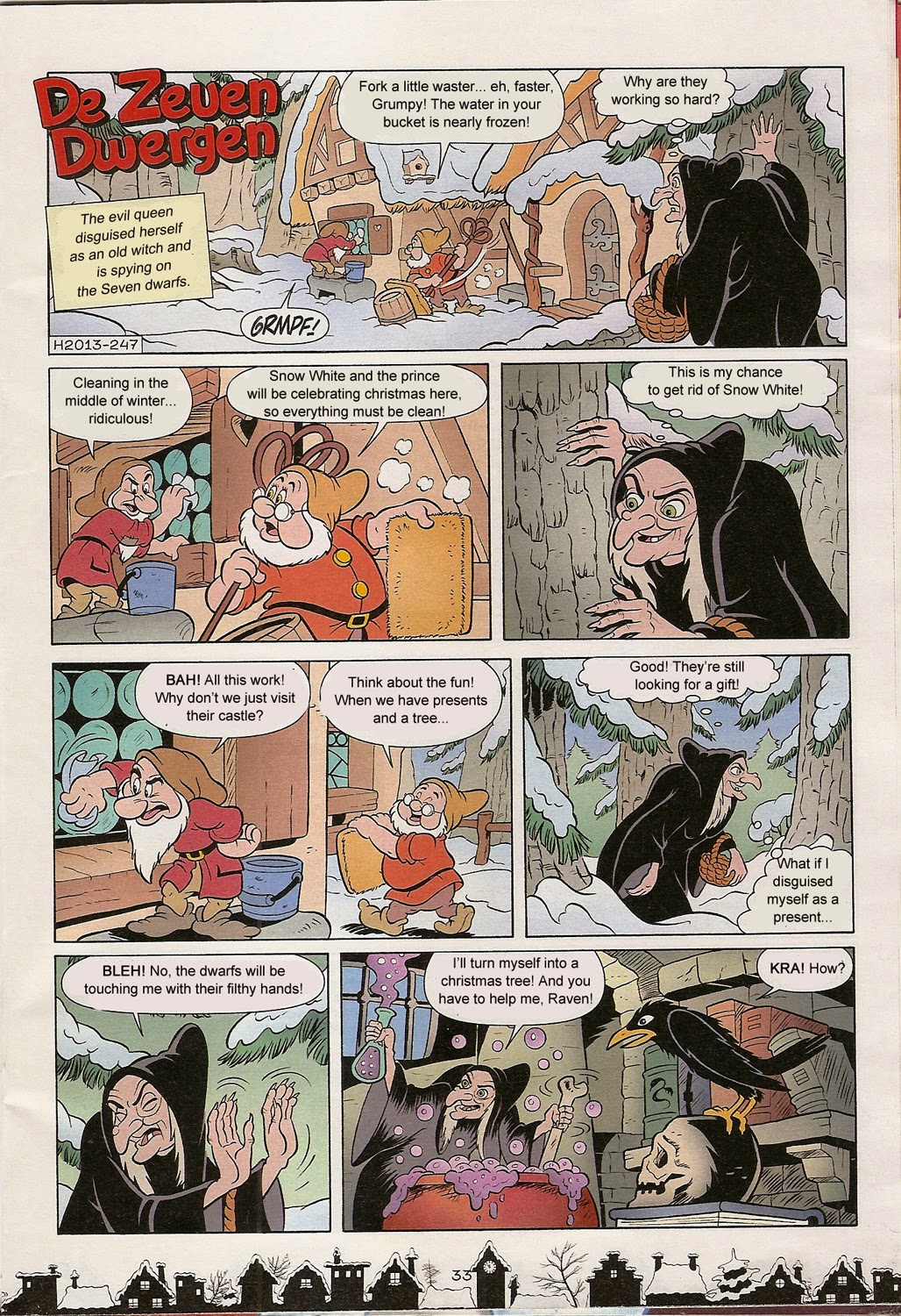 Community blog: celebrate the holidays with new items in the sims 4 Filmic Light - Snow White Archive: Dutch Snow White Christmas Comics