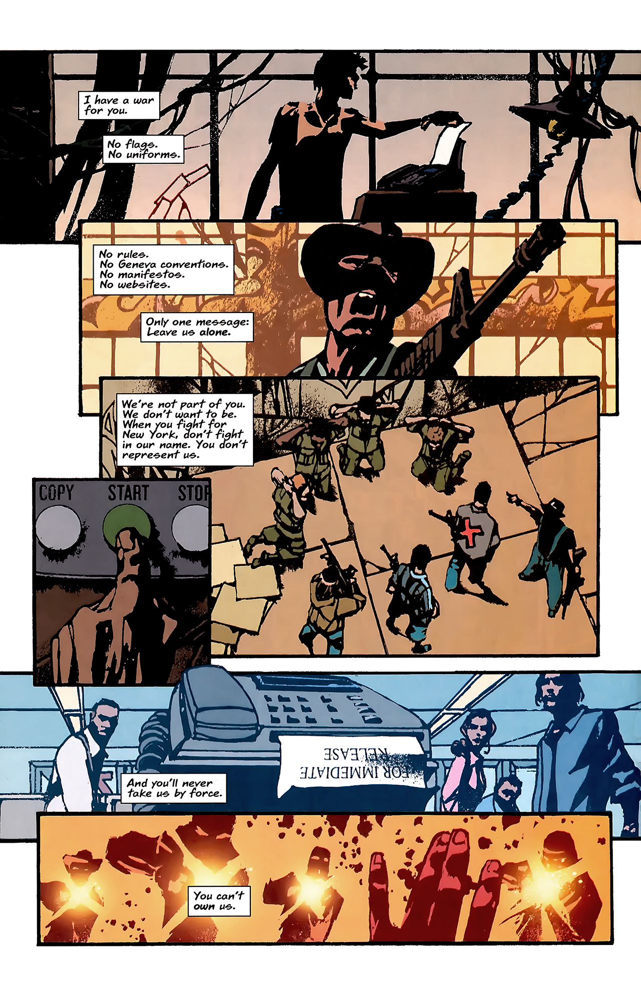 Read online DMZ (2006) comic -  Issue #25 - 13