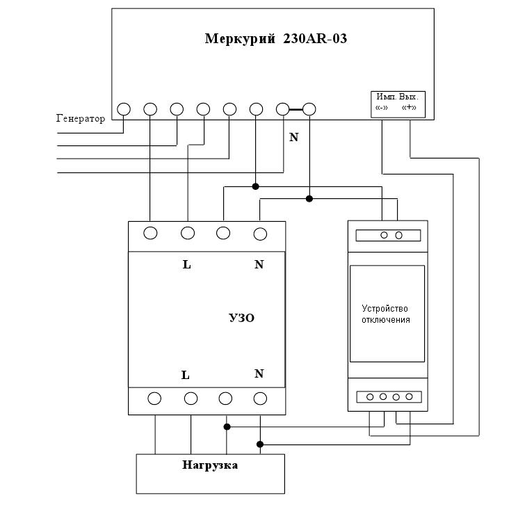 Меркурий схемы подключения