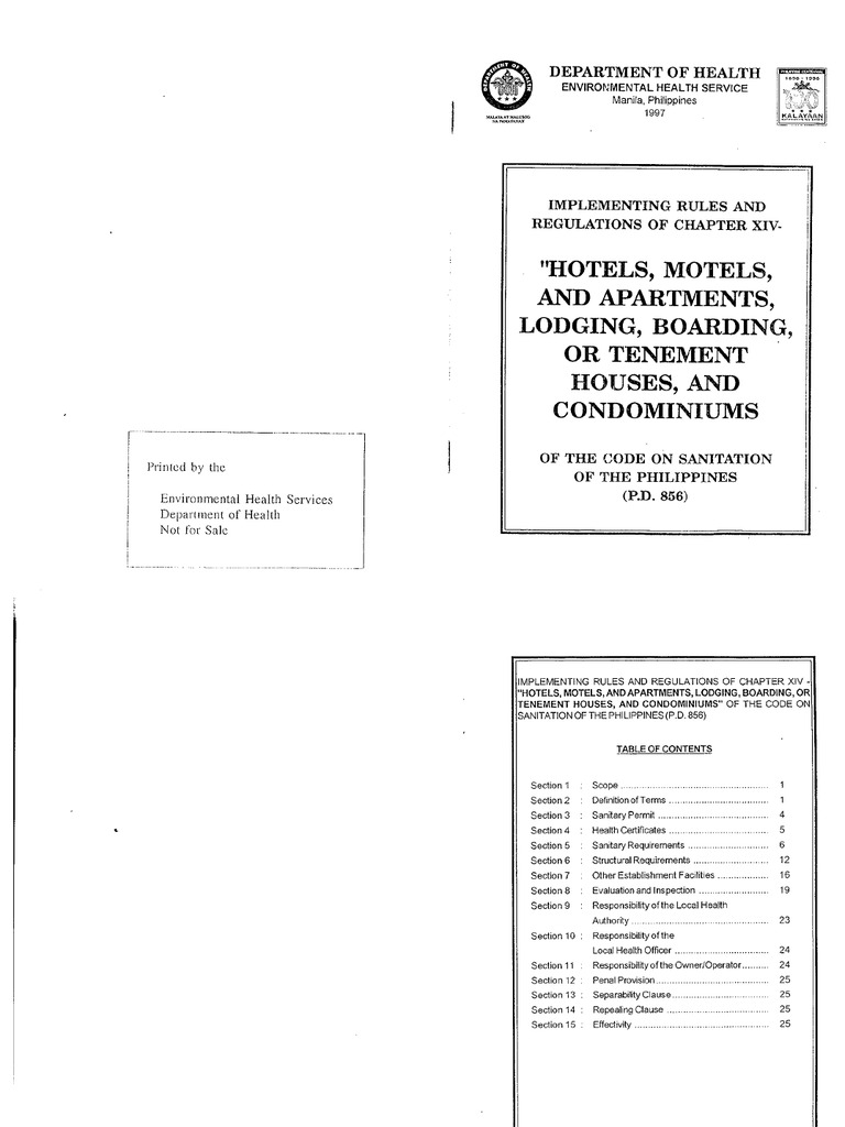 sanitation code of the philippines philippin news collections