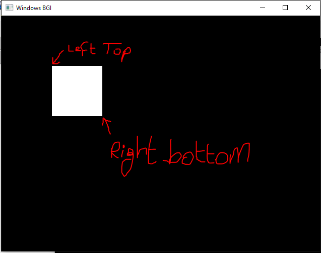 C++ Programs: Draw A Bar with Graphics.h in Dev C++