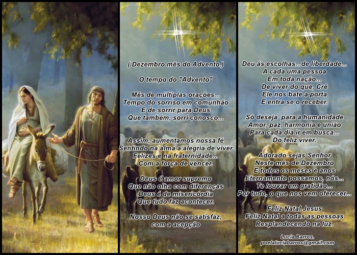 Blog Oficial Lucia Barros Mes De Dezembro Dezembro Mes Do Advento