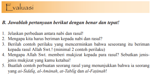 Jawaban Esai Penilaian Potongan 7 Pai Halaman 117 Kelas 11 Rasul Kekasih Allah Belajar 90 Belajar Wirausaha