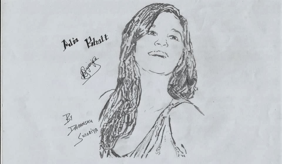 Sketches: Alia Bhatt