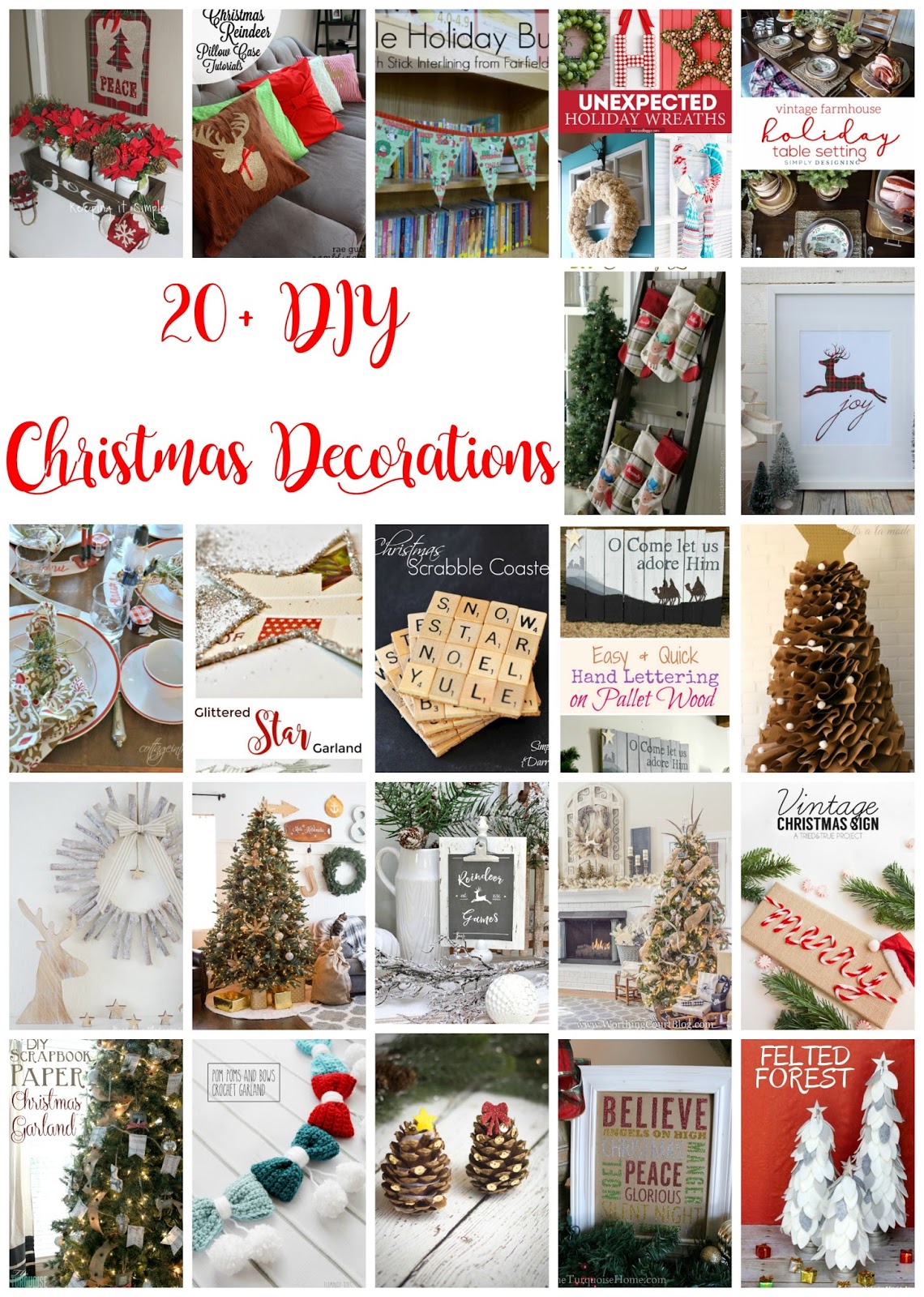 20+ DIY Christmas Decoration Ideas