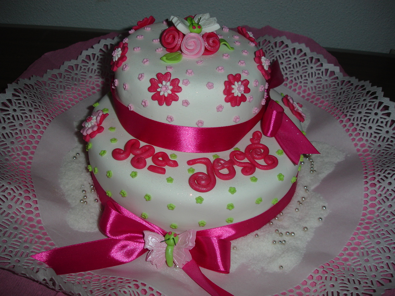 Maria José Doces - Hoje tivemos o bolo da princesa Gabi