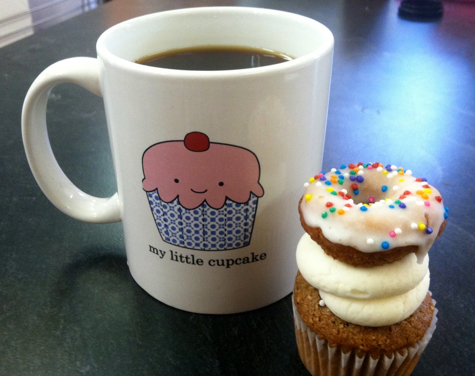 my little cupcake We love coffee.