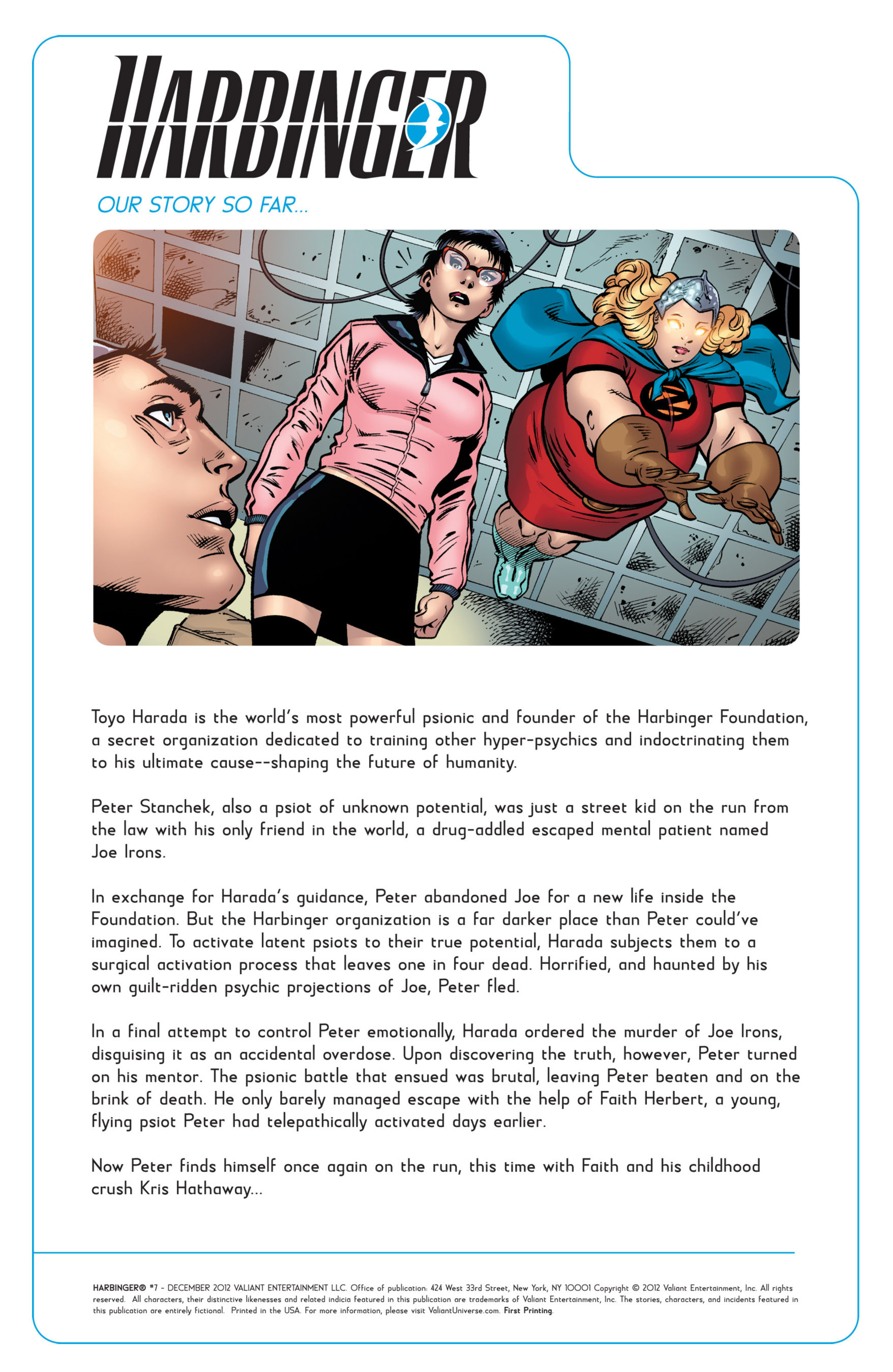 Read online Harbinger (2012) comic -  Issue #7 - 2