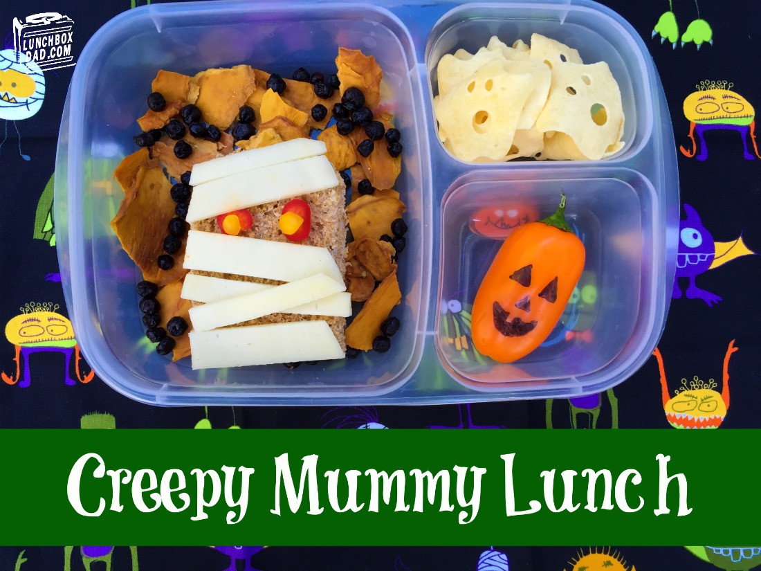 Creepy Mummy Halloween Bento Lunch