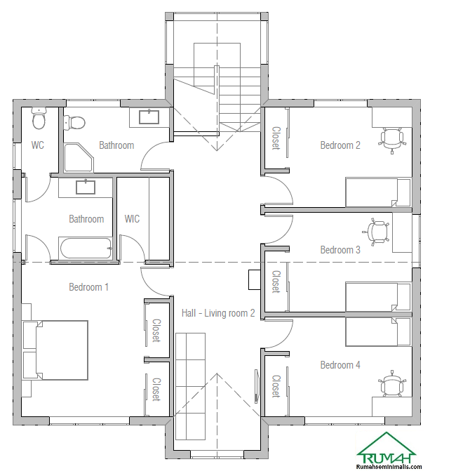 Denah Model Desain Gambar Rumah Minimalis Idaman Modern Tipe 383 merupakan kebutuhan pokok setiap manusia Denah Model Desain Gambar Rumah Minimalis Idaman Modern Tipe 383