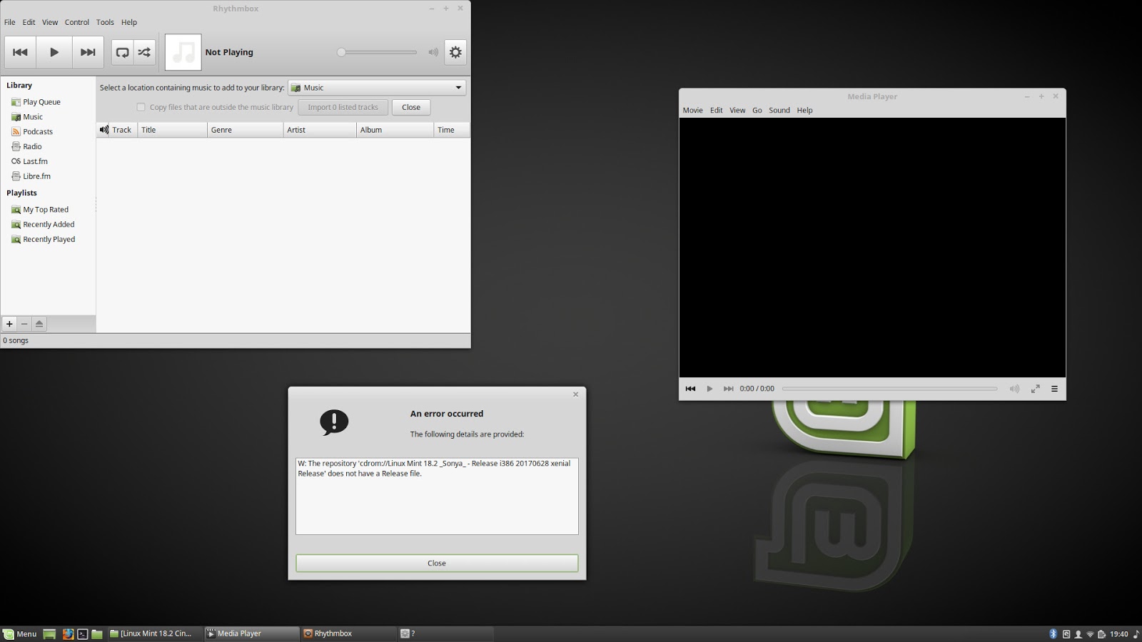 Linux Mint 18.2 Cinnamon Quick Screenshot Tour Linux notes from DarkDuck