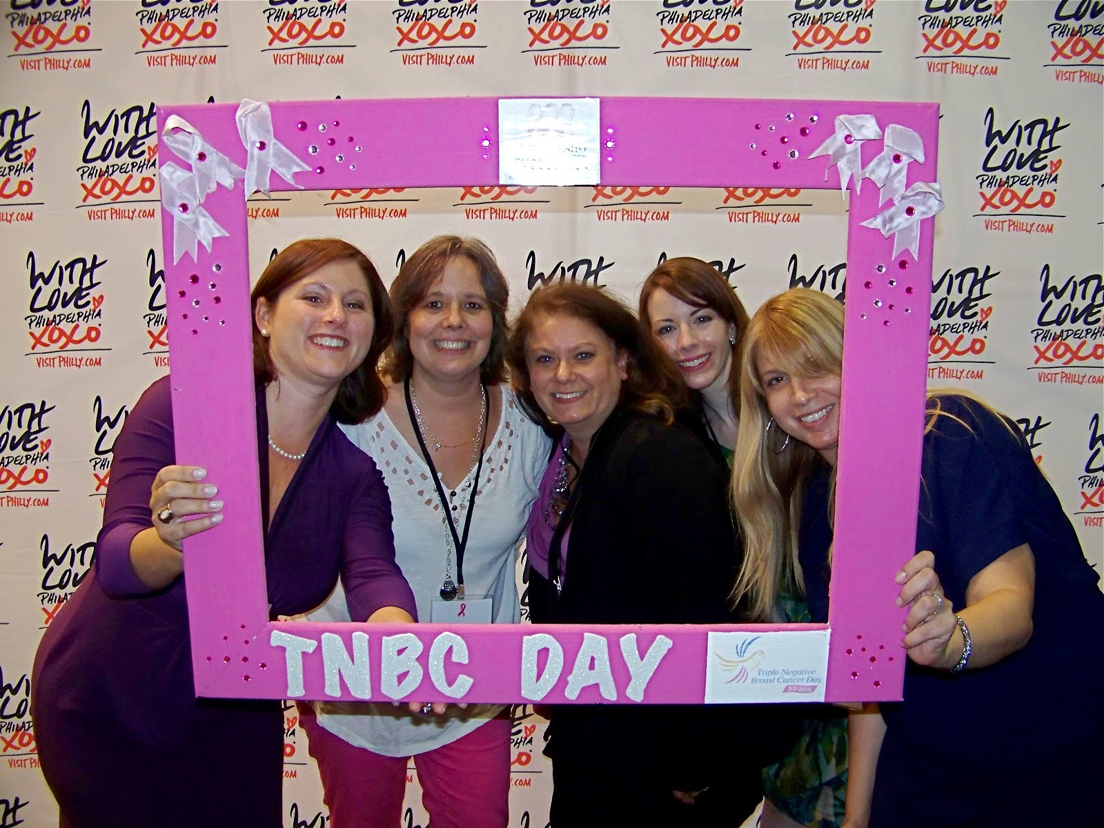 Me with the ladies of the TNBC Foundation