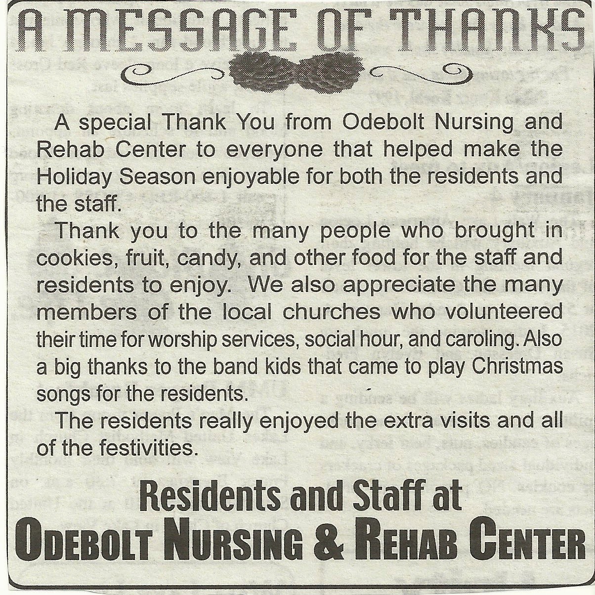 Odebolt News News from The Chronicle