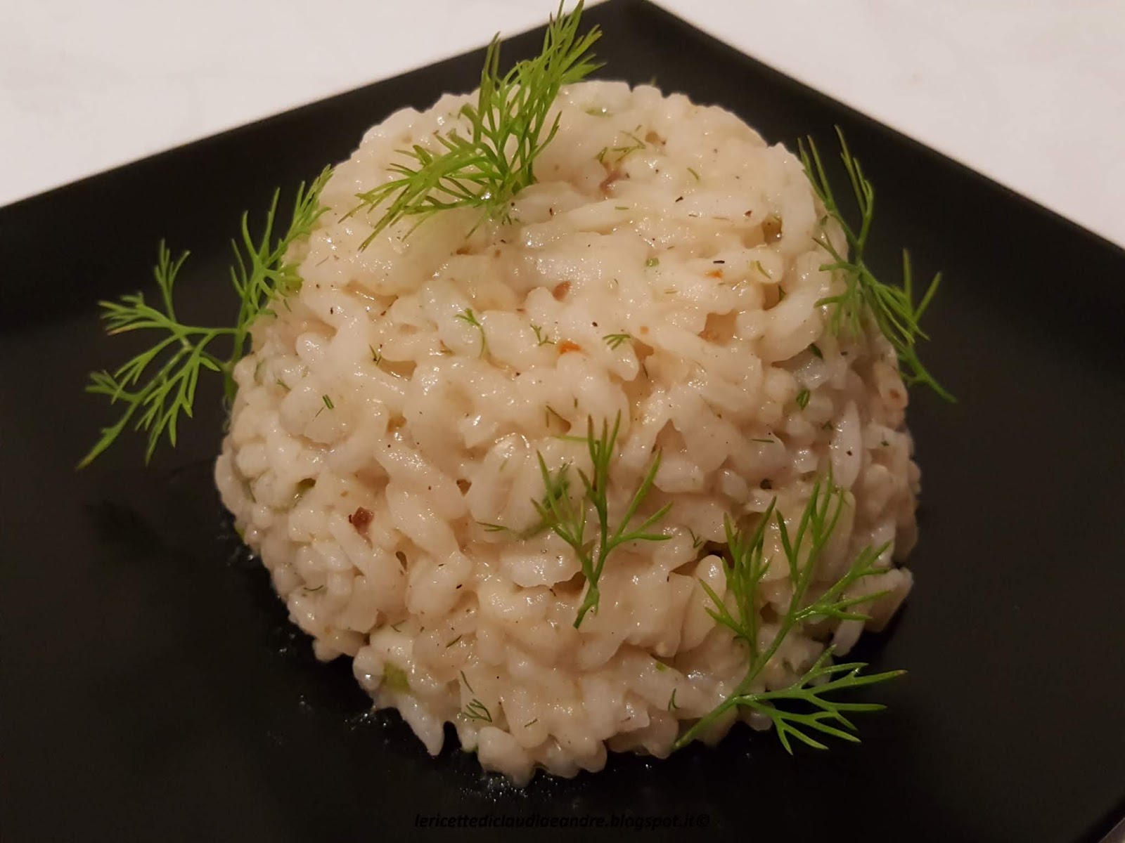 Risotto con brodo ai porcini e profumo di