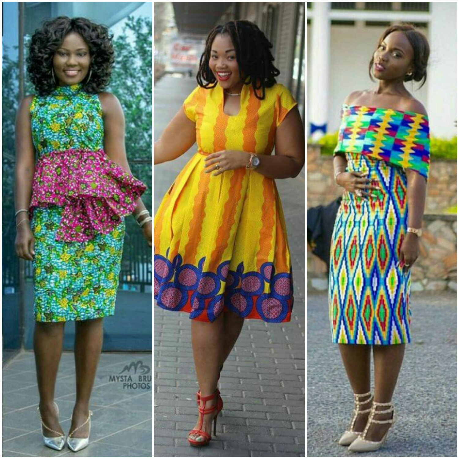 kitenge short dresses