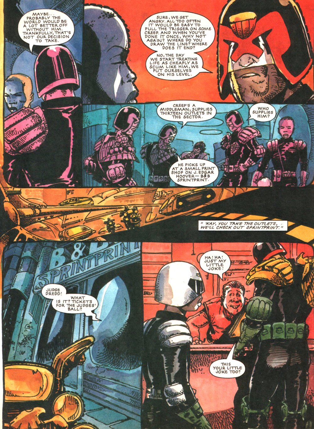 Read online Judge Dredd: The Complete Case Files comic -  Issue # TPB 13 (Part 2) - 131