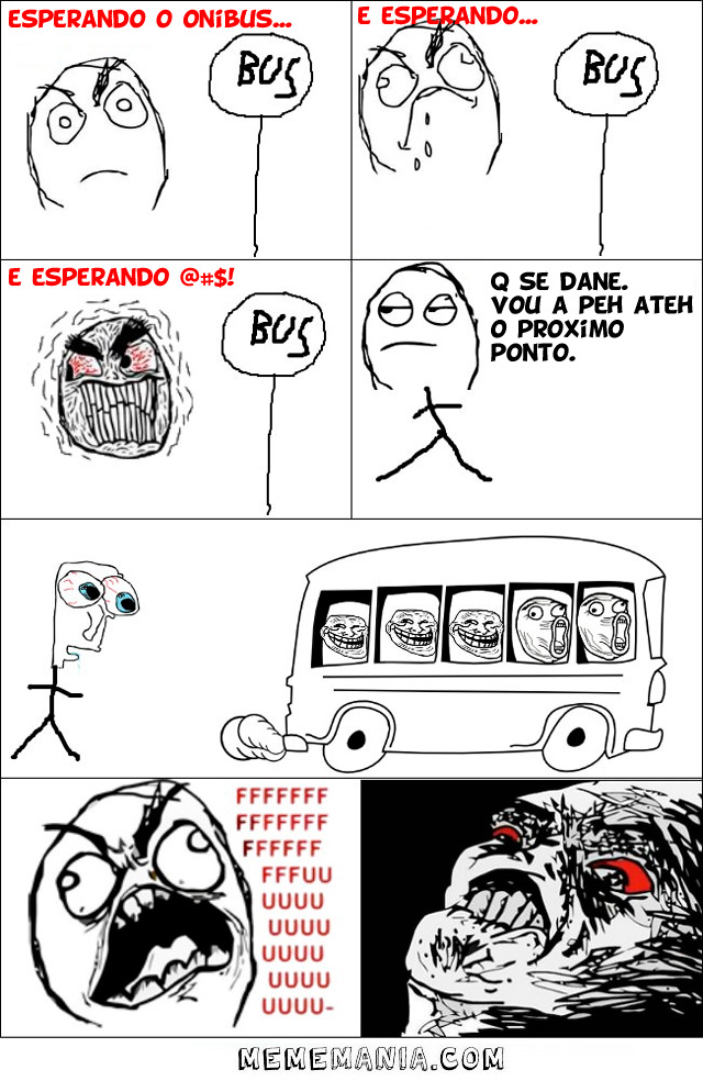 Esperando o ônibus