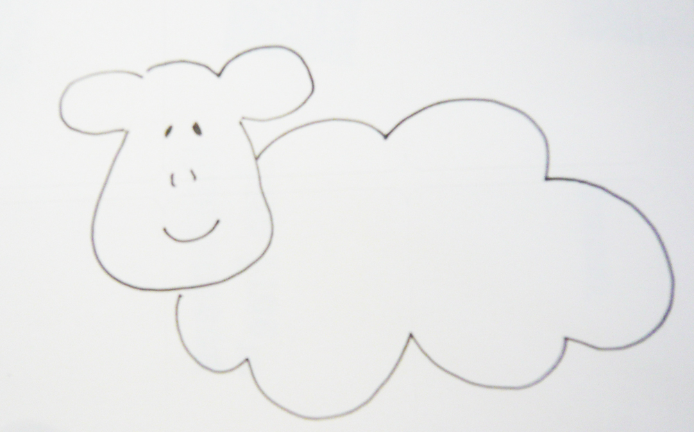 Sheep Craft Template Printable