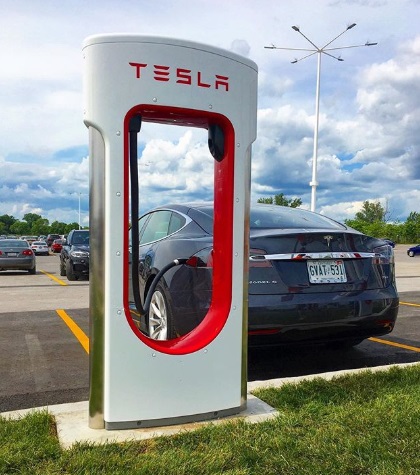 Electrical Car Of Tesla Motor
