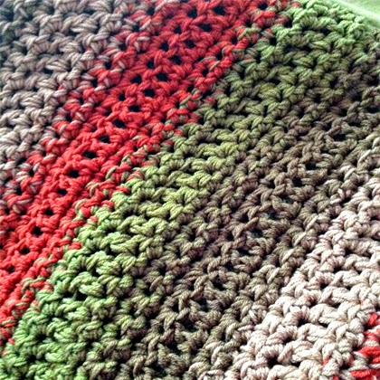 Free Pattern: Fast and Easy Crochet Throw - 2 Stripe Options