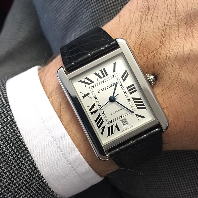 cartier tank solo large vs xl