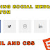 Create Sliding Social Media Button HTML CSS