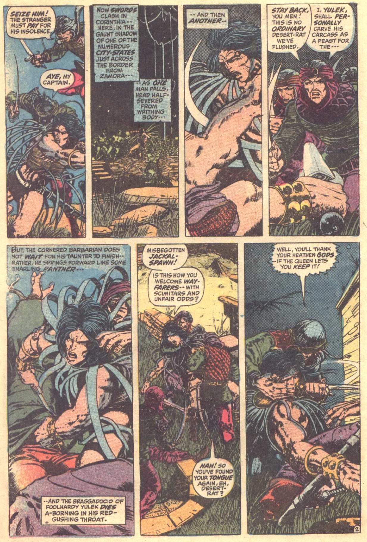 Read online Conan the Barbarian (1970) comic -  Issue #12 - 3