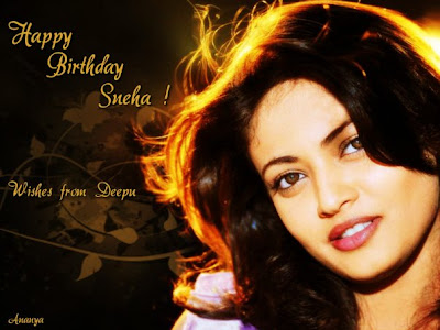 "PRINCESS" SNEHAULLAL: Sneha ullal BirthdaY Wallpapers