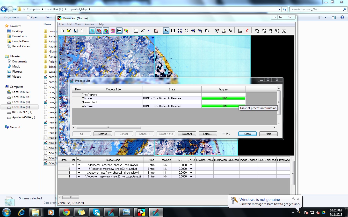 Remote Sensing Mosaic