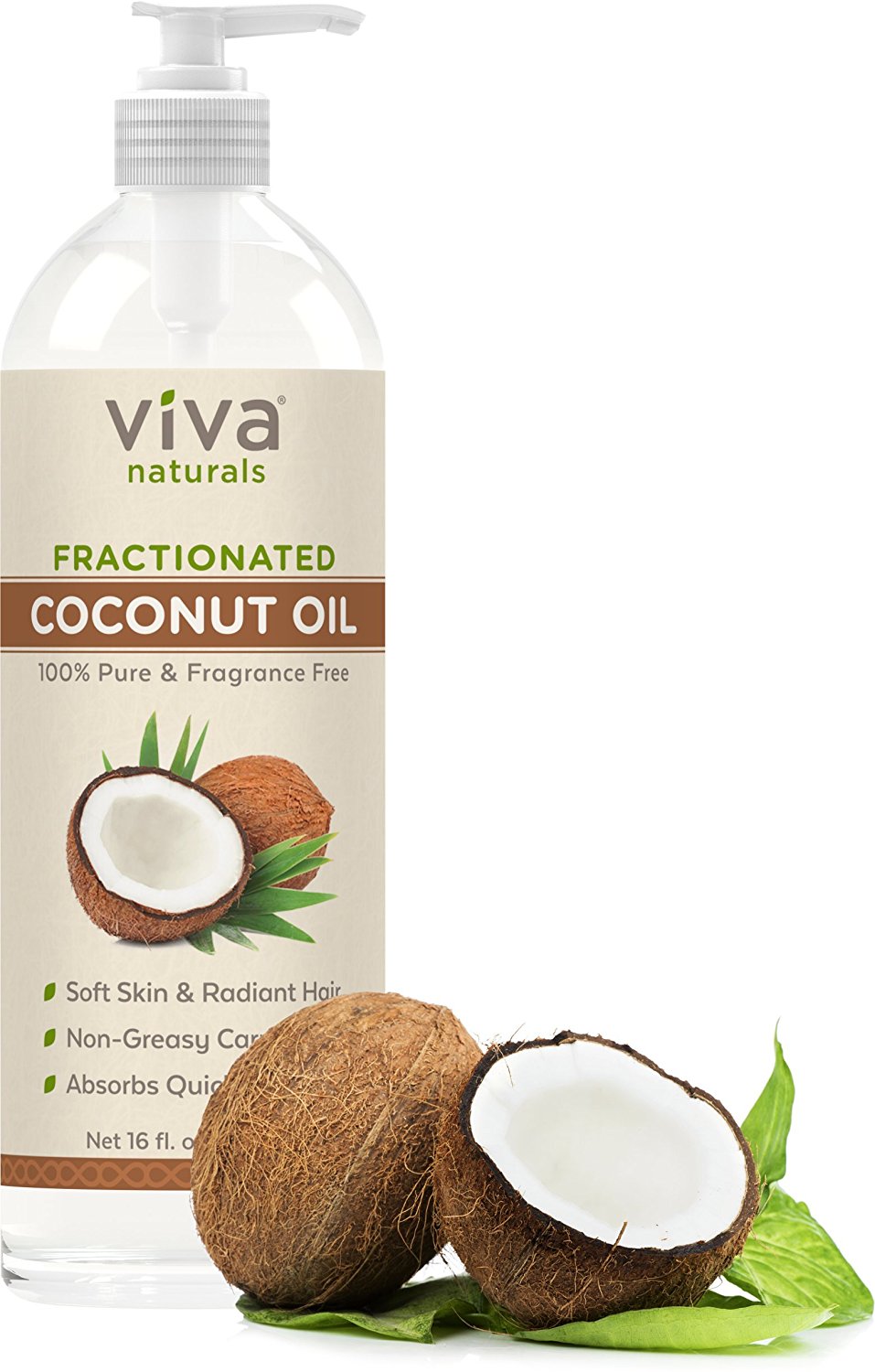 Reviewed By Jamie Viva Naturals Fractionated Coconut Oil, 16 oz