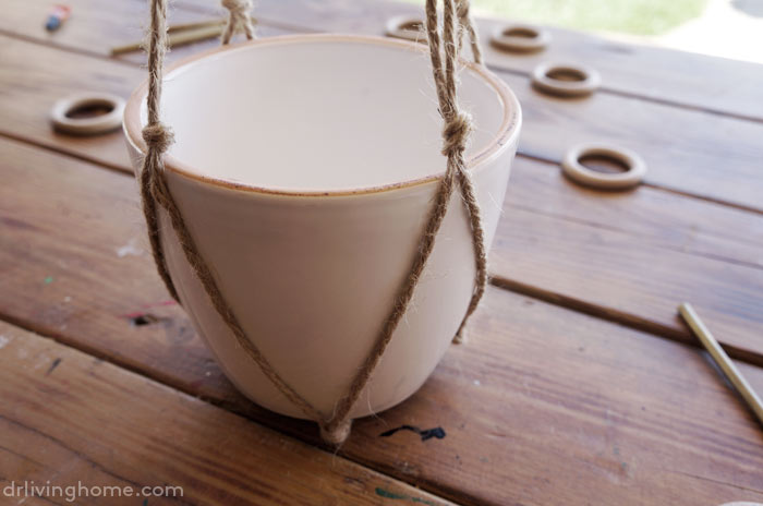 Diy maceta colgante