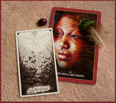 Sacred Rebels Oracle She feels, she knows, Wild Unknown Tarot Judgement