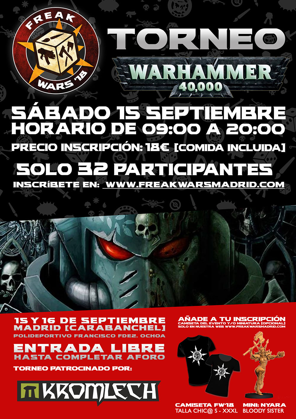 Freak Wars Madrid Lista de torneo