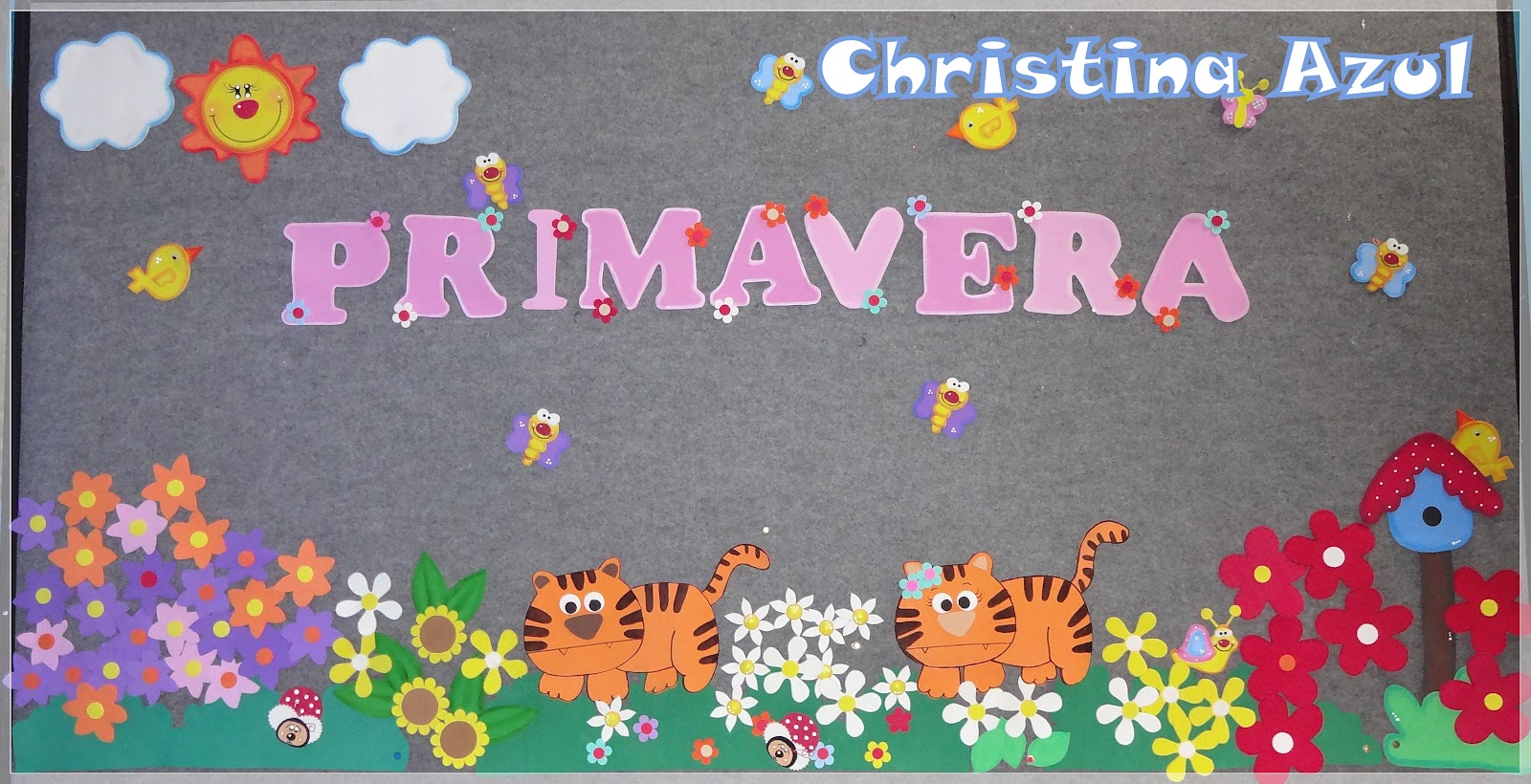 Christina Azul: Mural em EVA 
